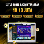 SITUS TOGEL HADIAH TERBESAR 4D 10 JUTA TERPERCAYA