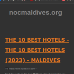 Nocmaldivesorg