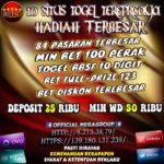 SITUS TOGEL HADIAH TERBESAR 4D 10 JUTA BET4D BBFS 10 DIGIT MIN BET 100 PERAK TERPERCAYA